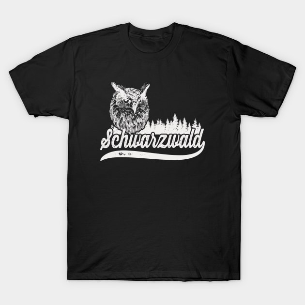 Schwarzwald Heimat mit Uhu T-Shirt by Foxxy Merch